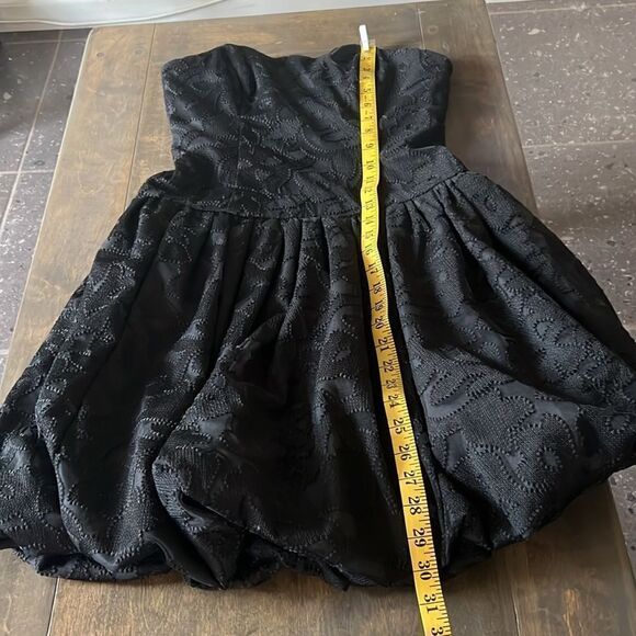New Shoshanna Amica Strapless Jacquard Bubble Mini Dress - Picture 11 of 16